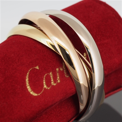 Cartier Trinity Bangle Tri Color Gold LM