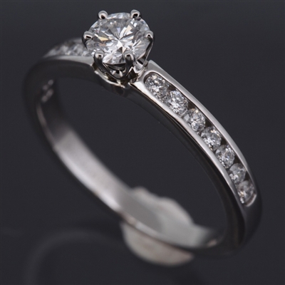 Tiffany Engagement Diamond Ring Platinum 950