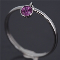 Tiffany Pink Sapphire Ring Platinum 950