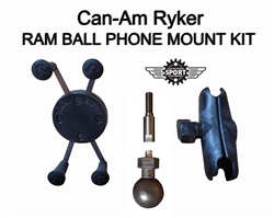 Motorcycle Phone Mount with RAM Ball