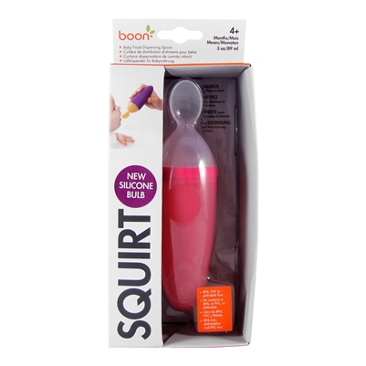Squirt Baby Food Dispensing Spoon - Pink (Boon)