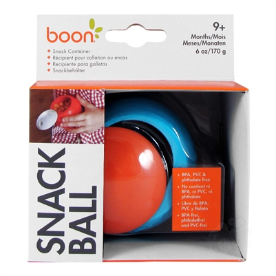 Snack Ball Snack Container - Blue/Orange (Boon)