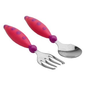 Graduates Safety Fork & Spoon Set 2 pack (NUK)