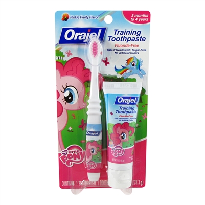 My Little Pony Fluoride Free Training Toothpaste Combo Pack - 1 oz. (Orajel)