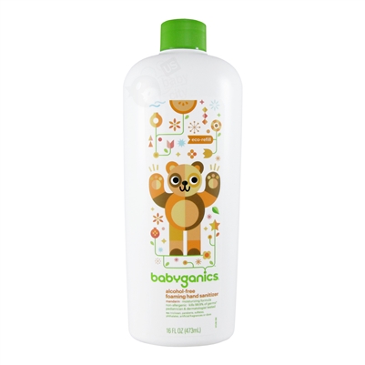 Alcohol-Free Foaming Hand Sanitizer Refill Mandarin - 16 oz. (Babyganics)