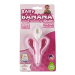 Special Edition Pink Baby Banana Infant Teething Toothbrush (Banana Brush)