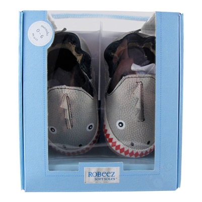 Dino Dan Soft Soles 0-6 months - Grey (Robeez)