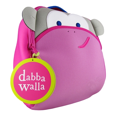 Pink Monkey Backpack (Dabbawalla)
