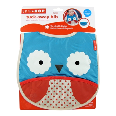 Zoo Tuck-Away Baby Bib Owl (Skip Hop)