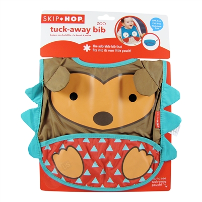 Zoo Tuck-Away Baby Bib HedgeHog (Skip Hop)