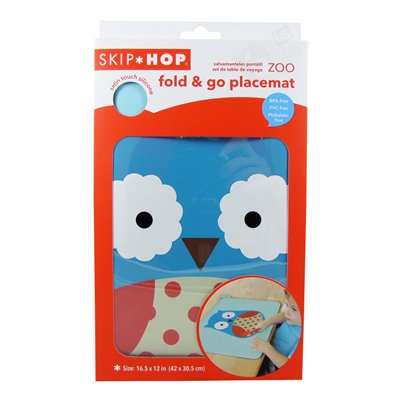 Zoo Fold & Go Placemat Owl (Skip Hop)