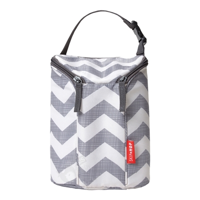 Grab & Go Double Bottle Bag Chevron (Skip Hop)