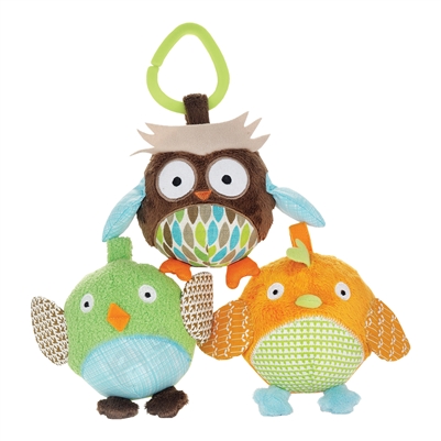 Treetop Friends Owl & Friends Ball Trio (Skip Hop)