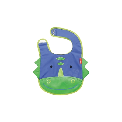 Zoo Tuck-Away Baby Bib Dinosaur (Skip Hop)