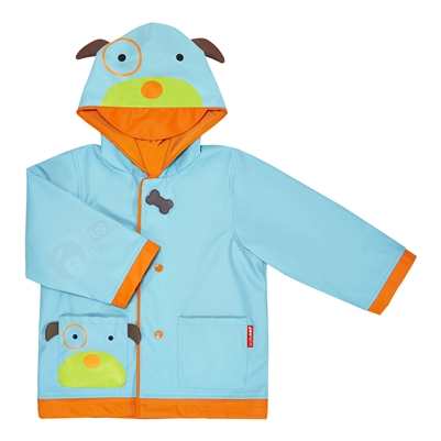 Zoo Rain Coats Dog Medium - Size 3-4 (Skip Hop)