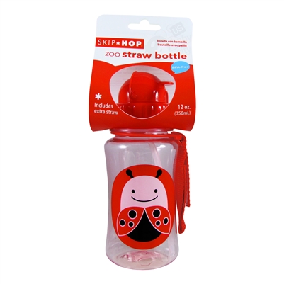 Zoo Straw Bottle Ladybug (Skip Hop)