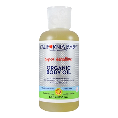 Super Sensitive Certified Organic Body Oil - 4.5 oz. (California Baby)