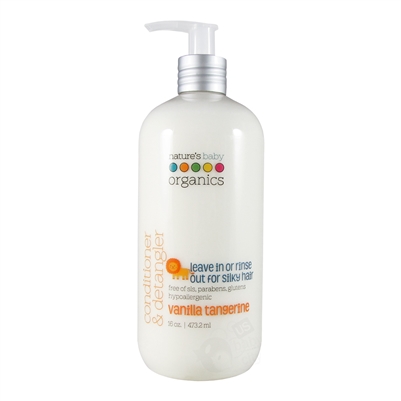 Conditioner & Detangler Vanilla Tangerine - 16 oz. (Nature's Baby Organics)