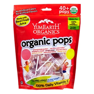 YumEarth Organics Assorted Pops - 40+ pops (Yummy Earth)