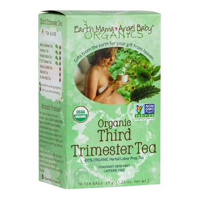 Organic Third Trimester Tea - 16 Tea Bags (Earth Mama Angel Baby)