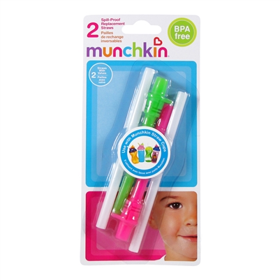 Replacement Straws with Valves - 2 pack (Munchkin)