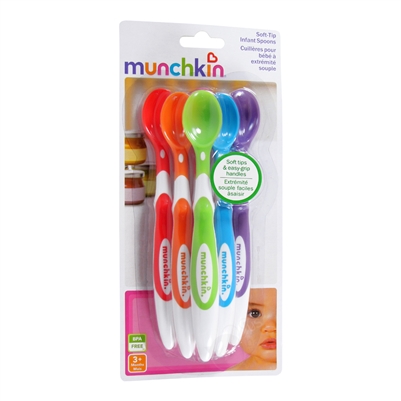 Soft-Tip Infant Spoons 6 pack (Munchkin)