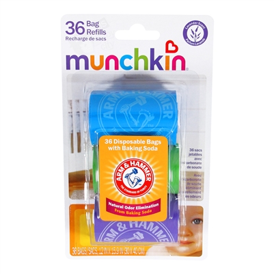 Arm & Hammer Diaper Bag Refills - 36 bags (Munchkin)