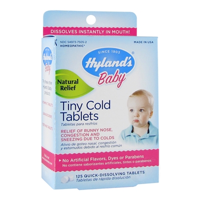 Baby Tiny Cold Tablets - 125 tab (Hyland's)