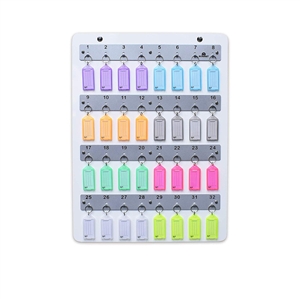 Acrimet Key Stand with 32 Key Tags (Assorted Color)
