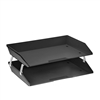 Acrimet Facility 2 Tier Letter Tray (Solid Black Color) Code 253.4