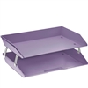 Acrimet Facility 2 Tier Letter Tray (Solid Purple Color) Code 253.LO