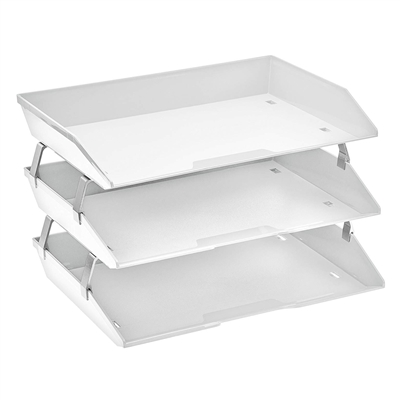 Acrimet Facility 3 Tier Letter Tray (White Color) Code 255.6