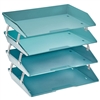 Acrimet Facility Letter Tray 4 Tiers (Solid Green Color) Code 256.V.O