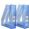 Acrimet Magazine File Holder (Clear Blue Color) 2 Pack Code 277.4