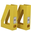 Acrimet Magazine File Holder (Solid Yellow Color) 2 Pack Code 277.A.C
