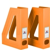 Acrimet Magazine File Holder (Solid Orange Color) 2 Pack Code 277.L.C