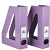 Acrimet Magazine File Holder (Solid Purple Color) 2 Pack Code 277.LO