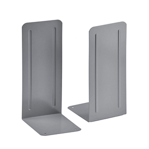 Acrimet Jumbo Premium Bookends 9" (Silver Color) 1 Pair Code 294.1