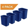 Acrimet Wastebasket 27QT (4 Units) (Blue Color) Code 577.4