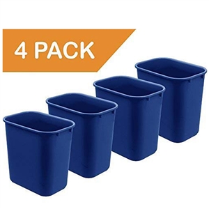 Acrimet Wastebasket 27QT (4 Units) (Blue Color) Code 577.4