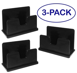 Acrimet Business Card Holder (3 Pack) (Black Color) Code 730.4