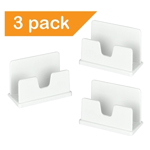 Acrimet Business Card Holder (3 Pack) (White Color) Code 730.6