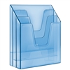 Acrimet Vertical File Folder Organizer (Clear Blue Color) Code 864.2