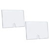 Acrimet Wall Mount Sign Holder Display 17.5â€ x 12.5â€ Self Adhesive (A3 Size) (2 Pack) (Clear Crystal) Code 873.4