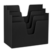 Acrimet Horizontal Triple Hanging File Folders Black 874.6