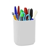 Acrimet Jumbo Pencil Holder Cup  (Solid White Color)