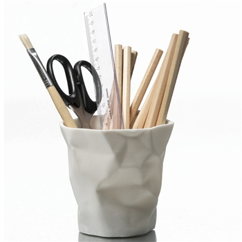 essey white pen pen desktop pen pot