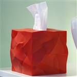 essey red wipy tissue box cover