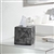 essey graphite grey wipy tissue box cover