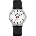 danish design rhine white black medium gents watch